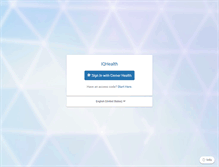 Tablet Screenshot of iqhealth.com